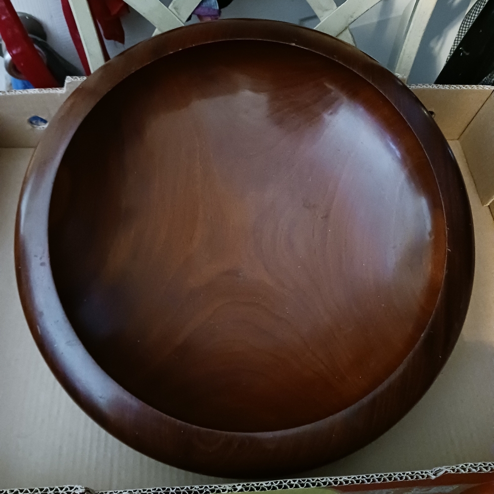 🍜🍲 7 RUSTIC WOOD SALAD BOWLS 🍜🍲A FANTASTIC "VINTAGE" GIFT.🎁 - Picture 8 of 8